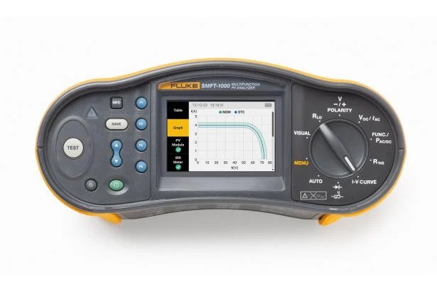 Fluke SMFT-1000/KIT Multifunction Pv Analyzer,Clamp,IR radiance Meter w/Probe, Kit