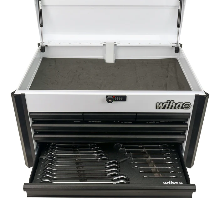 Wiha 147 PIECE BENCH TOP TOOL CHEST KIT - GRAY