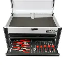 Wiha 147 PIECE BENCH TOP TOOL CHEST KIT - GRAY