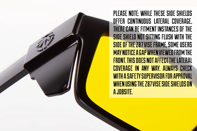 Vise Z87+ Side Shields - (Fits Vise & XL Vise Frames) (Smoke)