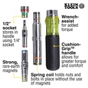 Klein 32807MAG 7-in-1 Multi-Bit Screwdriver / Nut Driver, Magnetic