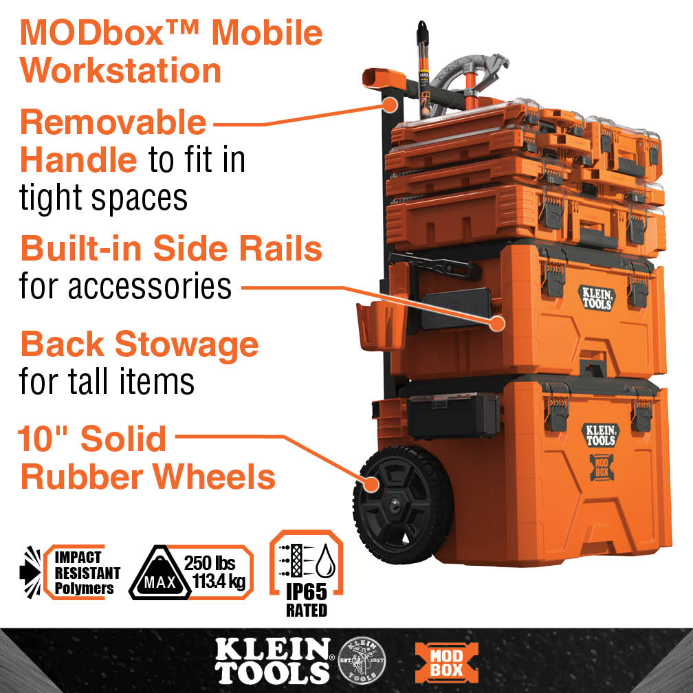 Klein 54806MB MODbox™ Tall Component Box, Full Width