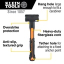 Klein H80696 Sledgehammer with Integrated Hole, 6-Pound