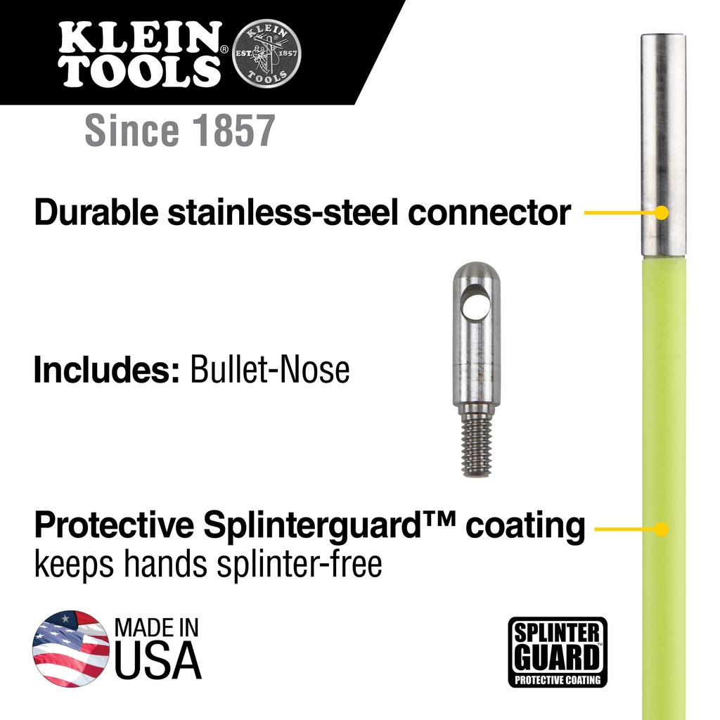 Klein 50052 Mid-Flex Glow Rod, 5-Foot