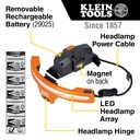 Klein Wide-Beam Headlamp with Mount for Hard Hat