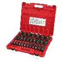 Milwaukee 29PCSHOCKWAVE Impact Duty™ 1/2" Drive Metric Deep 6 Point Socket Set