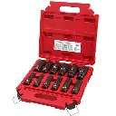 Milwaukee 12PCSHOCKWAVE Impact Duty™ 1/2" Drive SAE Deep 6 Point Socket Set
