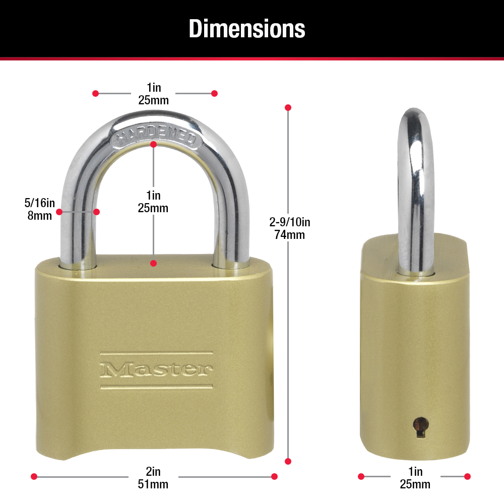 Master Lock 175 Combination Lock