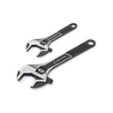 Crescent Adj Wrench Set, 6" 10", Wide Jaw