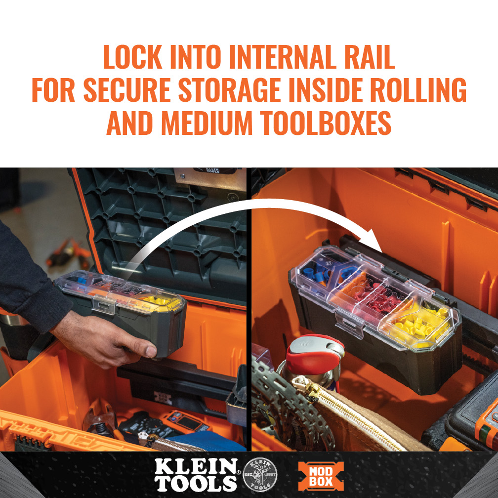 Klein 54815MB MODbox™ Parts Bin Rail Attachment