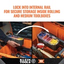 Klein 54815MB MODbox™ Parts Bin Rail Attachment