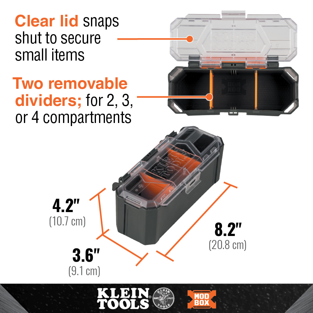 Klein 54815MB MODbox™ Parts Bin Rail Attachment