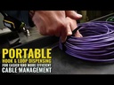 Klein 450-900 Hook and Loop Tape Dispenser, Versatile Cable Ties, Custom Length