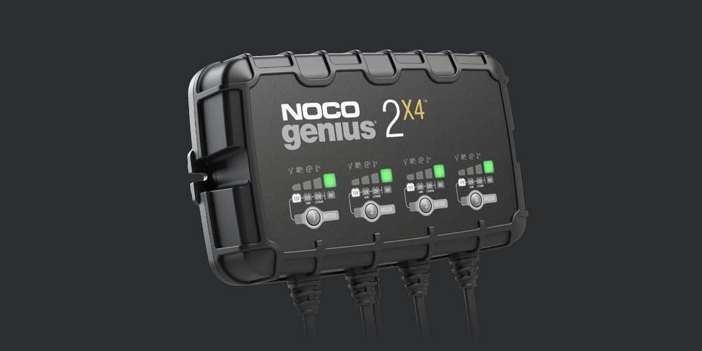 NOCO GENIUS2X4 8A 4-Bank Battery Charger