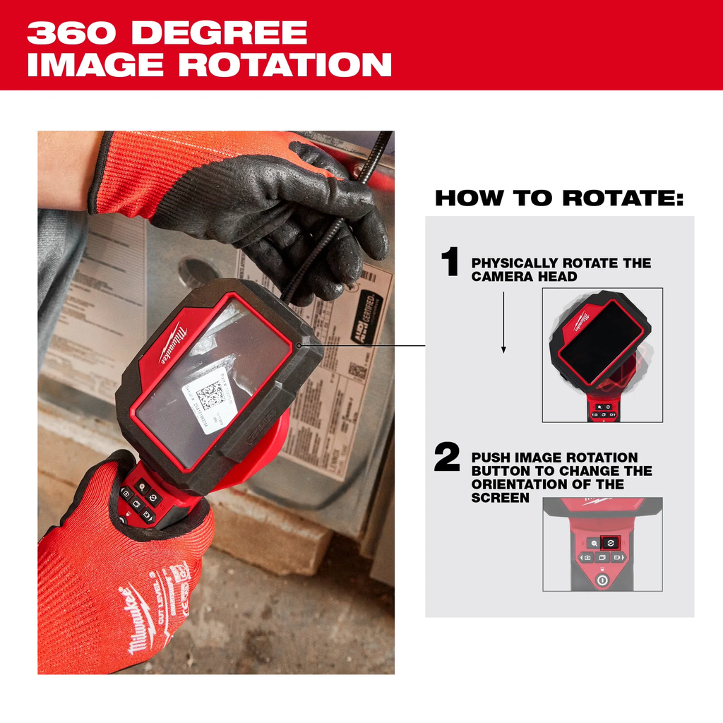 Milwaukee 2324-21 M12™ M-Spector™ 360 10' Inspection Camera