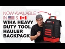 Wiha 91869 Heavy Duty Tool Hauler Backpack