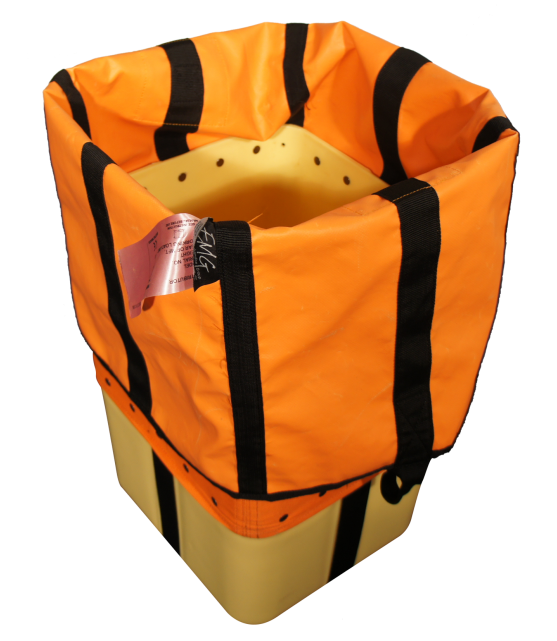 LUSB EMG Solid Casted Bucket Bag - Small, 150 KG, Orange