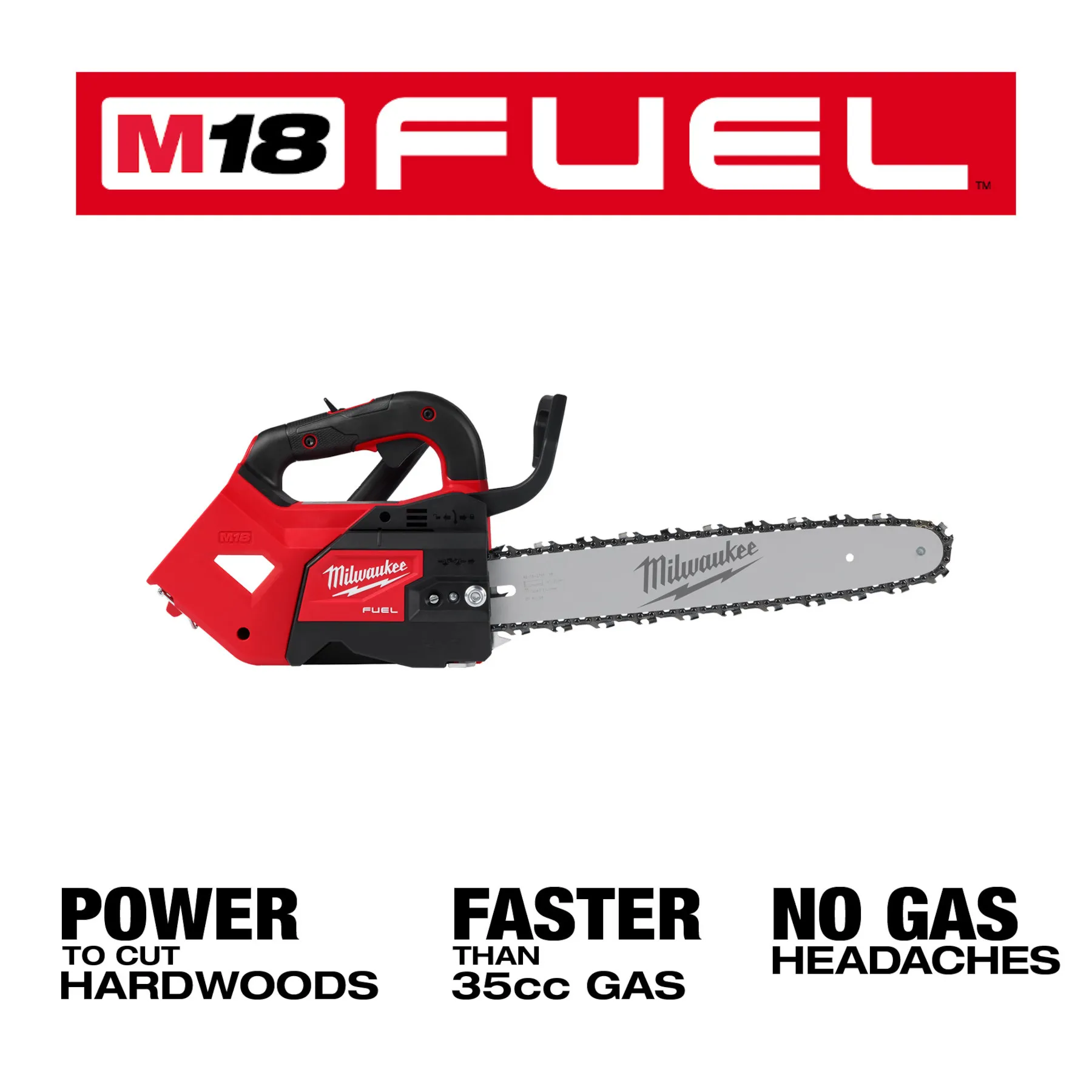 Milwaukee 2826-20T M18 FUEL™ 14" Top Handle Chainsaw (Tool-Only)