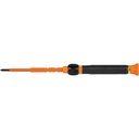 Klein 32581INS 2-in-1 Insulated Electronics Screwdriver, Phillips, Slotted Bits