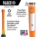 Klein 33524 Nut Driver Set, 1000V Insulated, 9-piece
