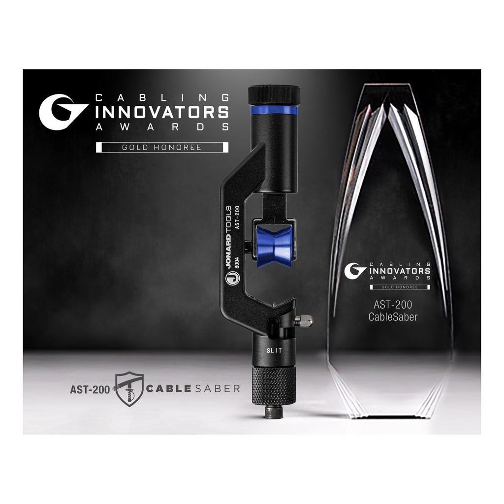 Jonard Tools AST-200 CableSaber Armored Mid-Span Cable Slit & Ring Tool (4 - 28.6 mm) – product view 2