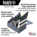 Klein 53000 Regular-Point Drill-Bit Set, 29-Piece