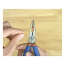 Jonard Tools JIC-248 Long Nose Combo Plier, with Crimper and Jack – product view 7
