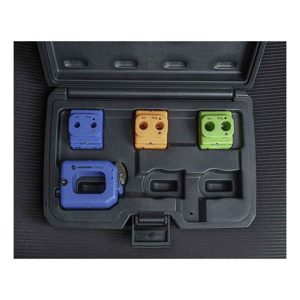 Jonard Tools MS-D3k Microduct Slit and Ring Tool Kit, 7 mm - 12 mm – product view 4