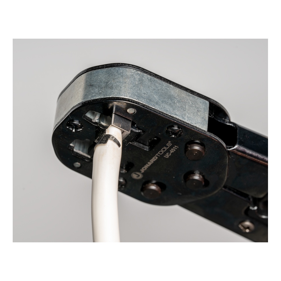 Jonard Tools RJ456A-SC Shielded RJ45 Connector with Crimp Tail for Cat6A Cable, 100 pack – product view 4