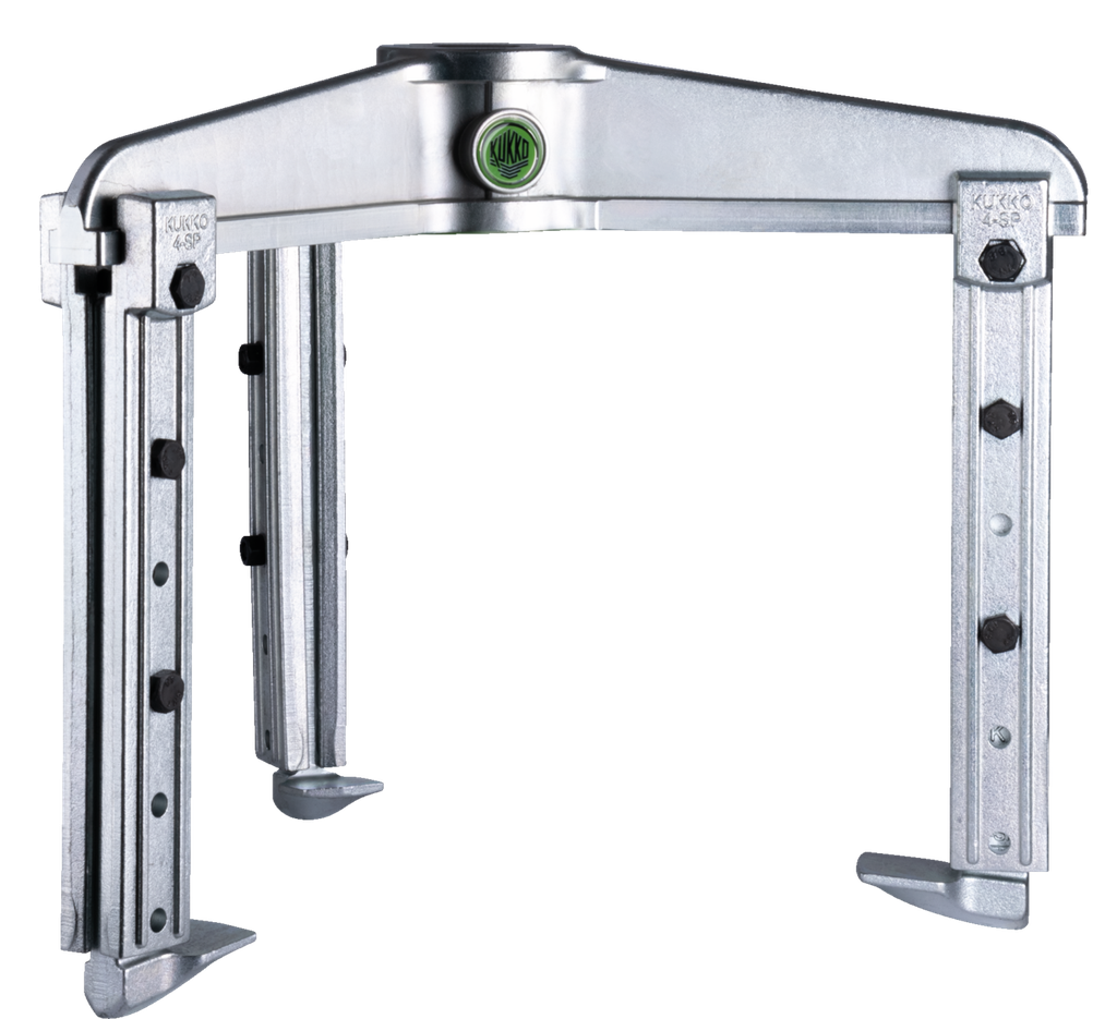 KUKKO Y20-11-1 3-jaw puller with adjustable reach, up to 500 mm spread, up to 500 mm reach (without hydraulic hollow piston cylinder)