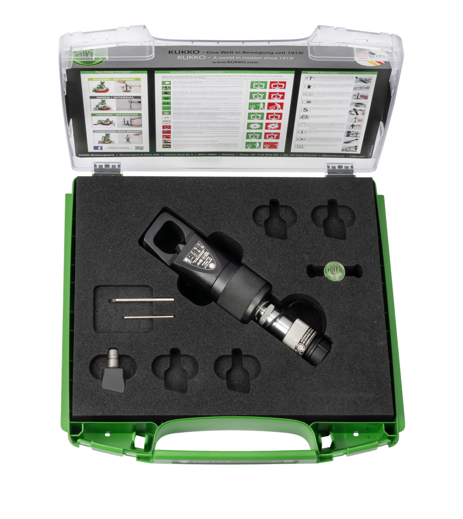 KUKKO Y-57-19 Single-blade, pump-hydraulic nut splitter Span 19-24 mm