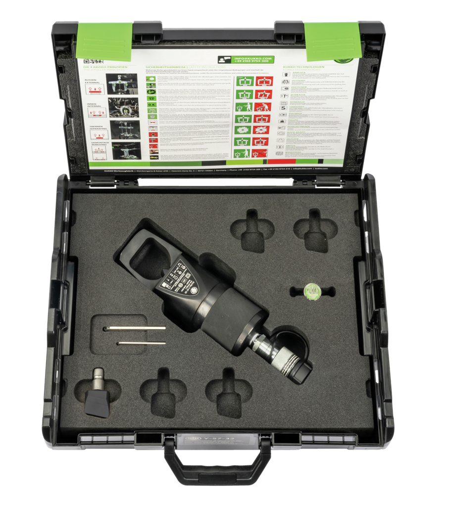 KUKKO Y-57-32 Single-blade, pump-hydraulic nut splitter Span 32-41 mm