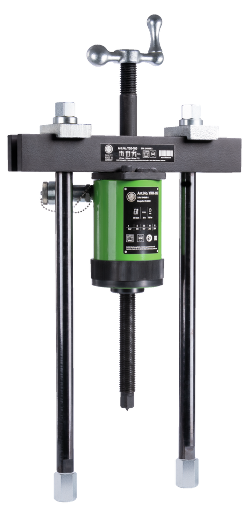 KUKKO Y58-180 Hydraulic PULL/PRESSURE extractor with hydraulic spar piston cylinder for pump drive