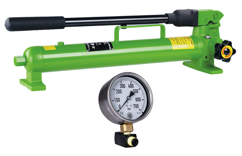 KUKKO YHP-324 Hand pump with pressure gauge