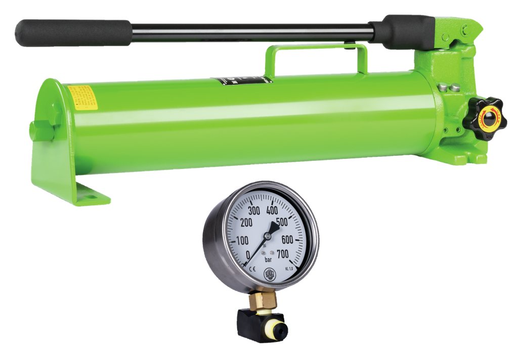 KUKKO YHP-424 Hand pump with pressure gauge