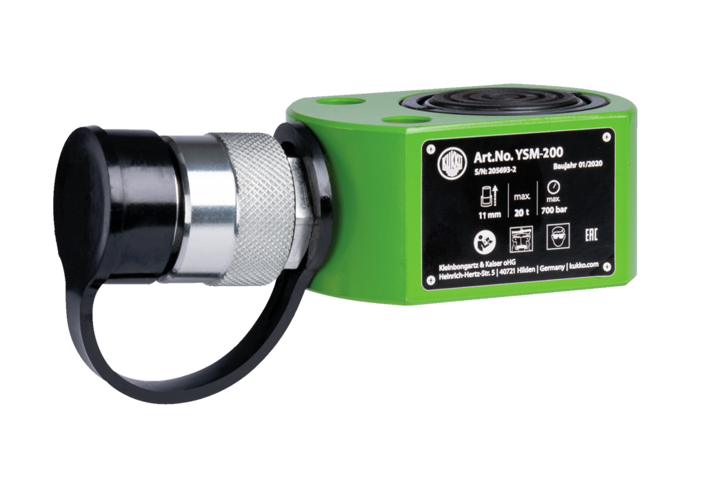 KUKKO YSM-200 Hub cylinder with max. {8600} t tension force