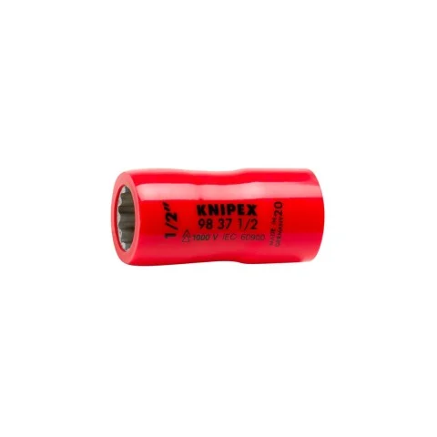 Knipex 3/8" Drive Socket-1000V Insulated 1/2" (98 37 1/2")