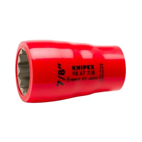 Knipex 1/2" Drive Socket-1000V Insulated 7/8" (98 47 7/8")