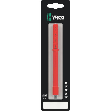 Wera 05073702001 VDE Adaptor Blade A For 1/4" VDE-Sockets (ON SB-CARD)