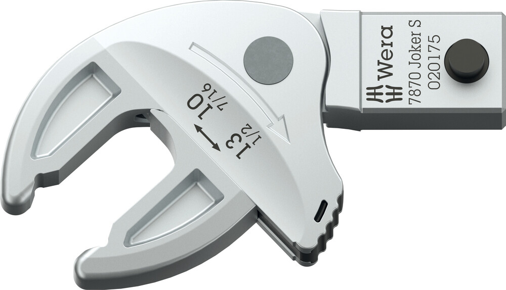 Wera 05020175001 7870 Joker S; Self Adjusting Joker Head; 10-13mm, 9X12 mm
