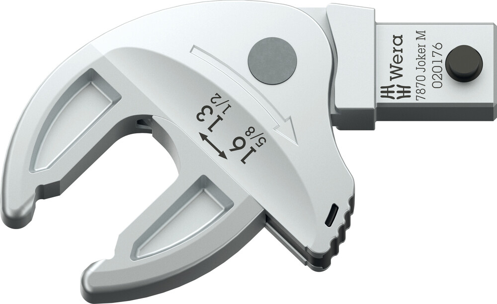Wera 05020176001 7870 Joker M; Self Adjusting Joker Head; 13-16mm, 9X12 mm