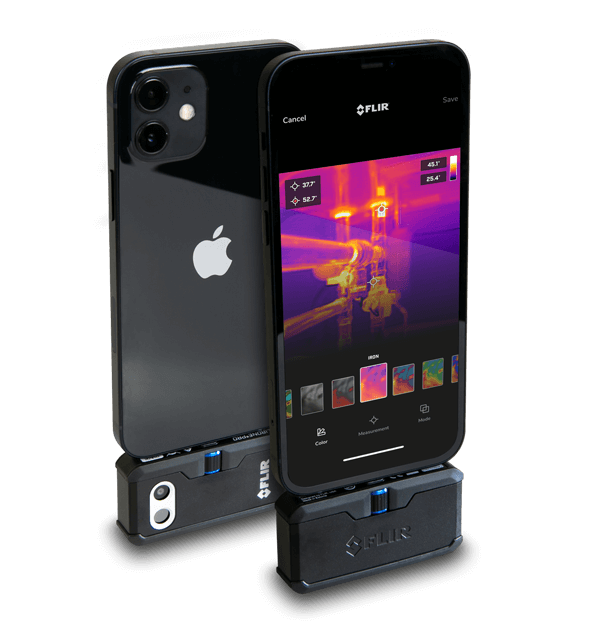 FLIR ONE PRO for iPhone (iOS Lightning Connector) w/MSX 160 x 120 Resolution/9Hz