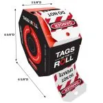 "Do Not Operate" Tag, OSHA Danger Tags By-The-Roll, 100 Per Roll