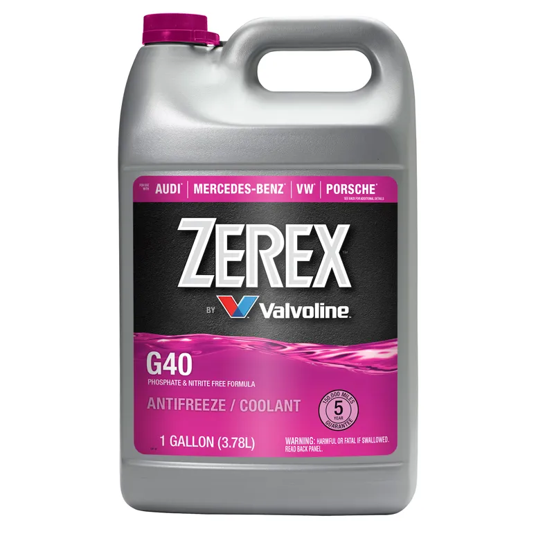Valvoline ZEREX G40 RTU Antifreeze 1 Gal, Concentrate Antifreeze/Coolant (Pink) Si-Organic Acid Technology (Si-OAT)