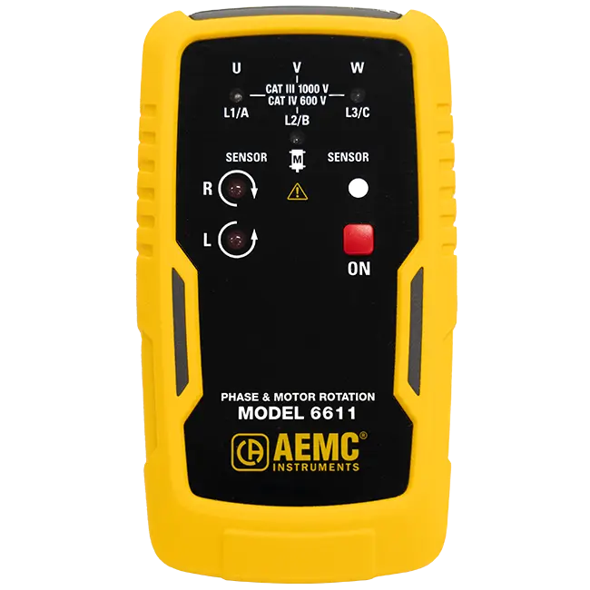 AEMC 6611 Phase & Motor Rotation Meter Model 6611 (2121.90)