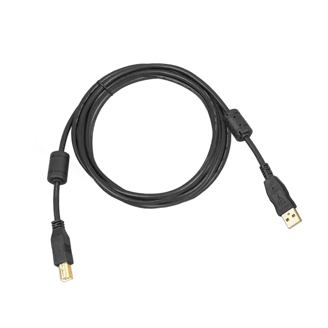 AEMC Cable – 10 ft USB Type A to Type B for use with Models 8333, 8335, 8336, 8435, 8436, PEL 102,103,105, & 115 {Replacement for Models DTR® 8510, 5060, 5070, CA 6116, CA1727, DL913, & DL914} Replaces Cat #2140.46 (2136.80)