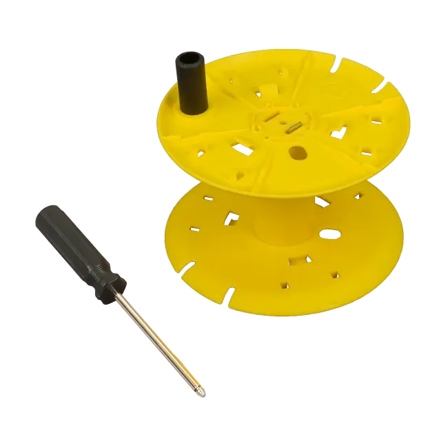 AEMC Empty replacement reel for ground kits (holds up to 500ft of wire) Outer Ø: 7.5" - Inner Ø: 3.75" - Width: 4.56" (5000.18)