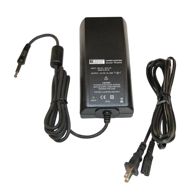 AEMC Power adapter (replacement) 110/230V with US power cord for use with models 8333, 8335, 8336 and C.A 6116 (5000.19)