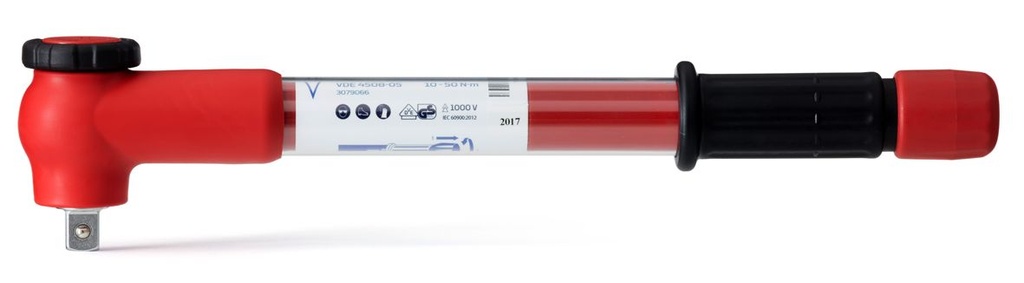 Gedore VDE 4508-05 1/2" Drive Insulated Torque Wrench 10-50 Nm / 7-37 ft-lb (3079066)