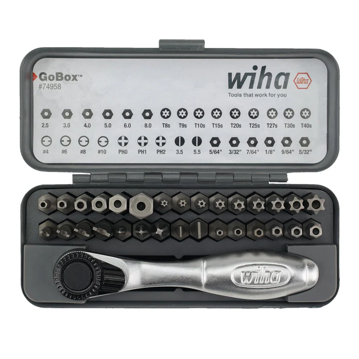 Wiha 74958 32pc Security bit go box